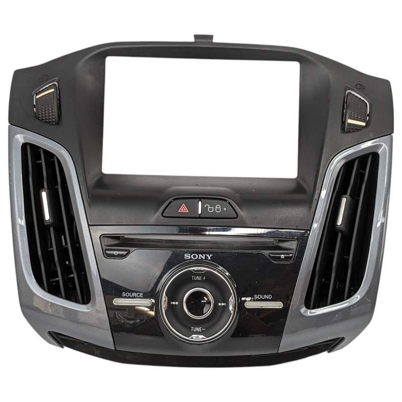12-18 FORD FOCUS RADIO FACE CONTROL SONY SYSTEM TRIM BEZEL 8” BM51-18835-DAW OEM