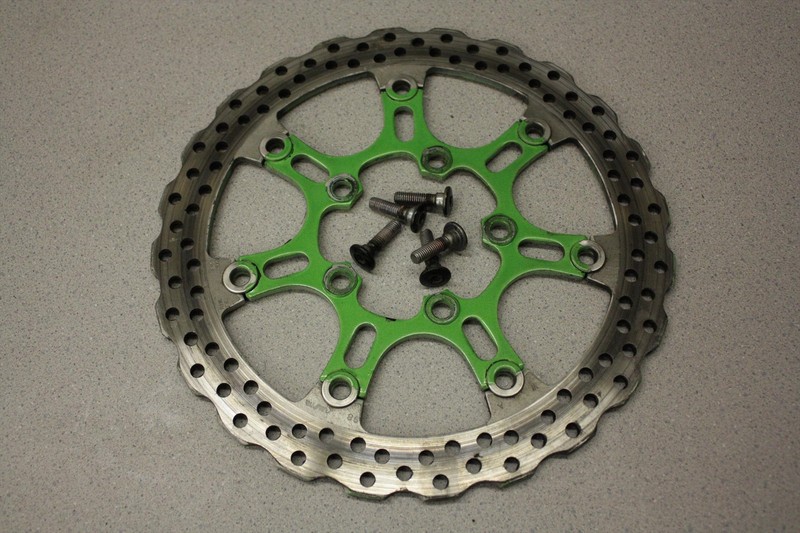 2006 KAWASAKI ZX 10 R NINJA FRONT BRAKE ROTOR DISC W/ BOLTS 1000 ZX10R ZX-10R 06