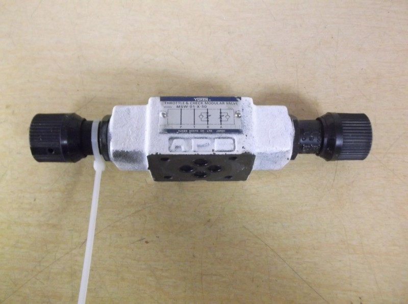 Yuken MSW 01-X-50 Throttle & Check Modular Valve*FREE SHIPPING*