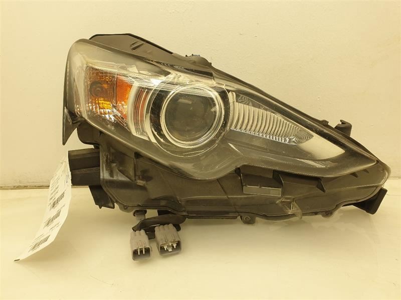 Passenger Headlight Sedan Xenon HID Fits 14-16 LEXUS IS350