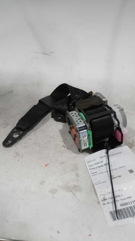 2011 Audi S4 OEM Black Seat Belt - Used, 128k Miles, Genuine Parts