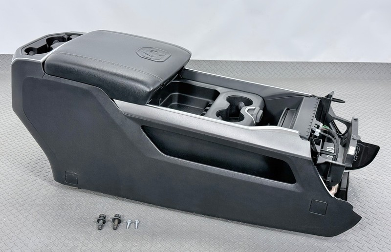 ✅ 19-26 RAM 1500 5th LARAMIE SPORT FLOOR CENTER CONSOLE BASE ARMREST STORAGE 34K