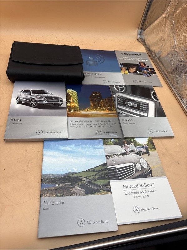 2012 MERCEDES-BENZ M CLASS Owners Manual Warranty Case With Free Shipping