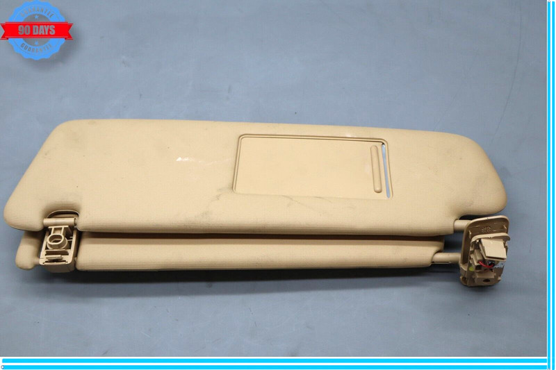 11-18 Porsche Cayenne 958 S Front Left Side Sun Visor Shade Cover Begie Oem