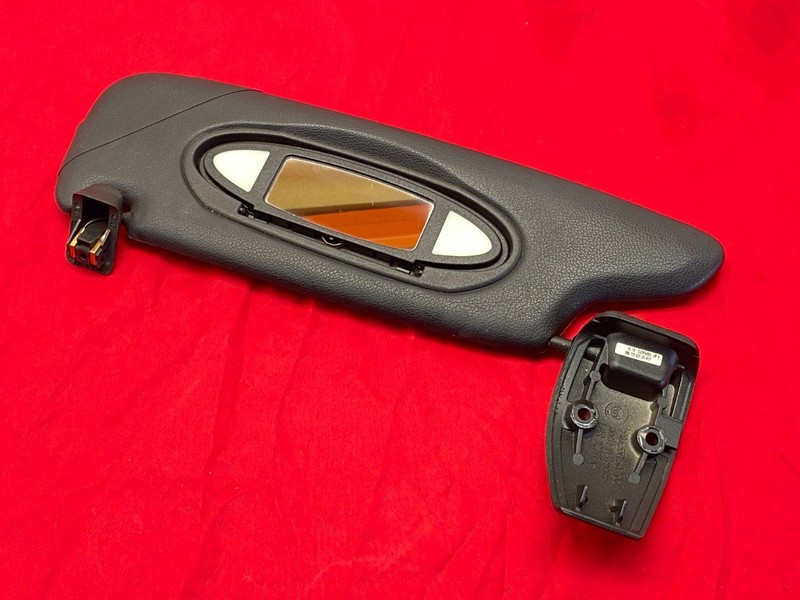 05-12 Porsche Boxster Left Driver Side Upper Sun Visor Shade Cover Black OEM✅