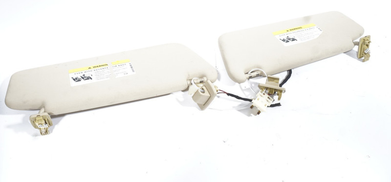 2008 - 2014 MERCEDES BENZ C300 RWD W204 LEFT AND RIGHT SUN VISOR SET OF 2 OEM