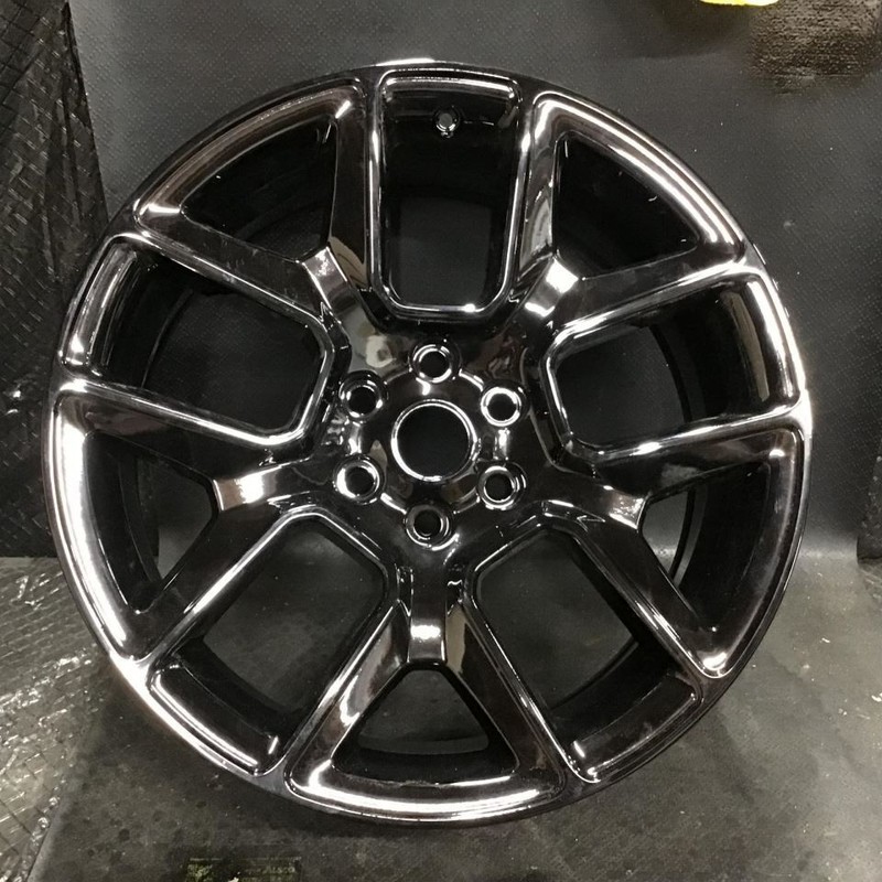 2020-2024 Dodge Ram 1500 2725 Wheel 22 x 9 5 Spoke Rim Black Painted 5YD61VCRAB