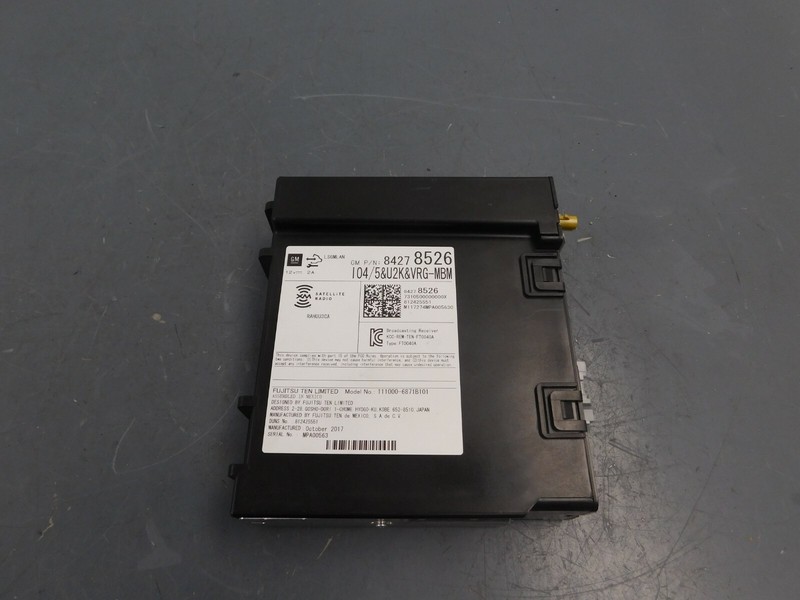 2018 17 18 19 20 Chevy Camaro ZL1 1LE Satellite Radio Receiver Module #6449 D6