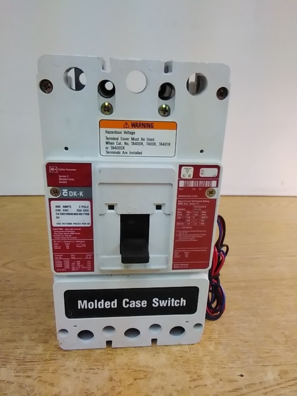 Cutler-Hammer DK2400KA05X07Y08 DK-K 2 Pole 400 AMPS240 VAC 250 VDC