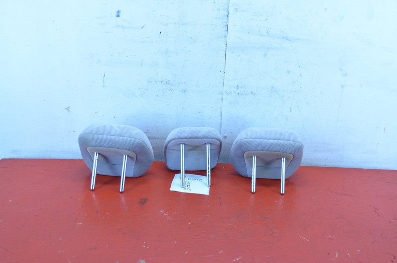 12-15 HONDA CIVIC COUPE REAR RIGHT / LEFT / CENTER SEAT HEADREST SET OEM