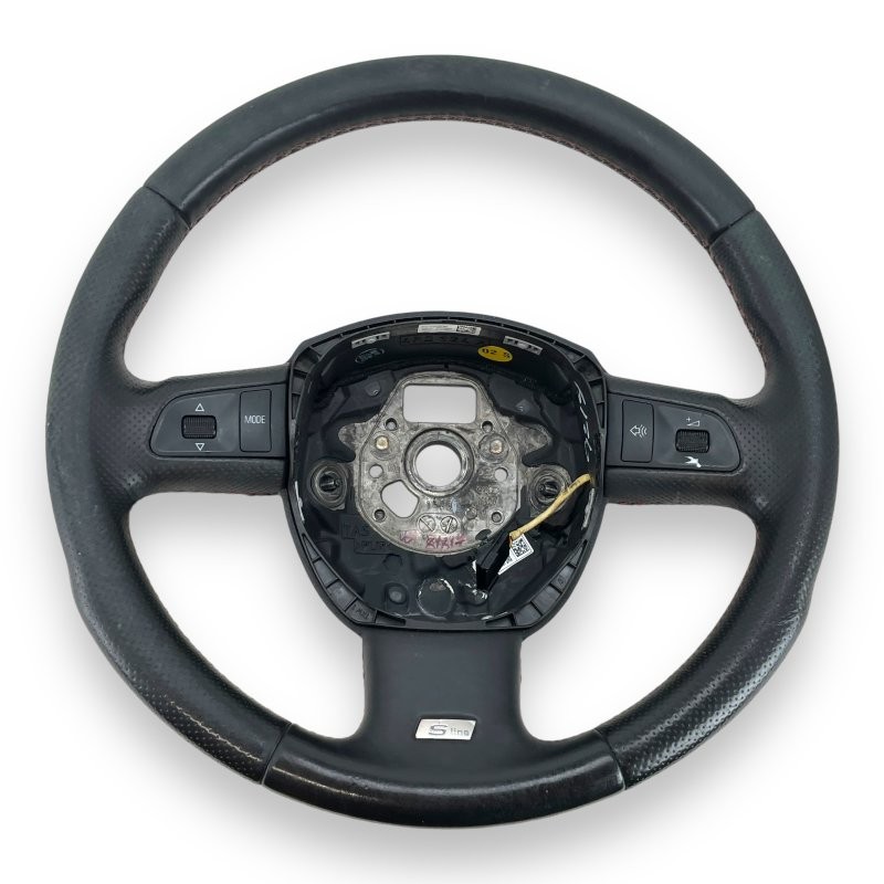 2007-2015 Audi Q7 4L S-Line Multifunction Steering Wheel w/ Paddle Shifters OEM