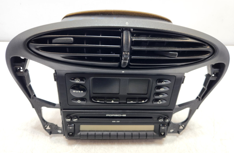 ✅ 97-02 OEM Porsche Boxster 986 Center Dash Radio Climate Control Air Vent Panel