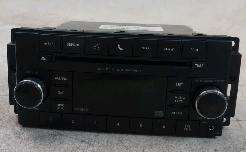 13-14 Chrysler 200 AM/FM CD Radio Receiver Voice Calling Sirius P05091197AB OEM