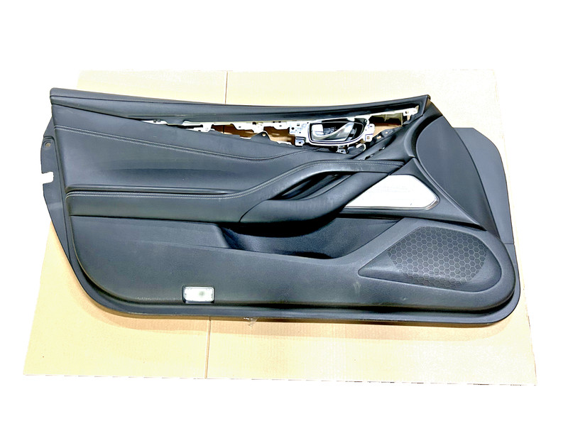 2017-2022 INFINITI Q60 LEFT DRIVERS SIDE DOOR PANEL BLACK #A0.04
