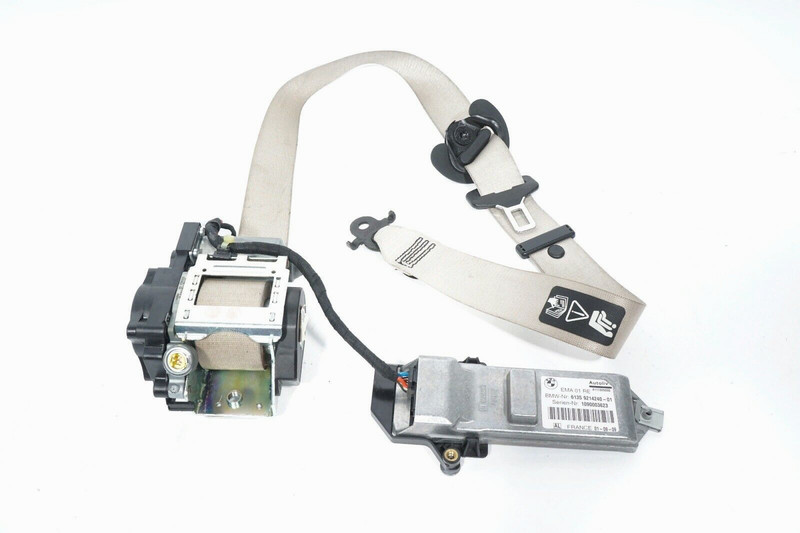 09 10 11 12 BMW 750I F01 FRONT RIGHT PASSENGER SEAT BELT RETRACTOR COMPLETE OEM
