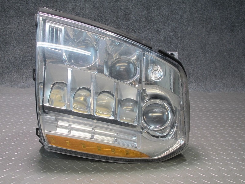 2009-2014 CADILLAC ESCALADE FRONT LEFT LED HEADLIGHT LAMP W BALLAST 25999509