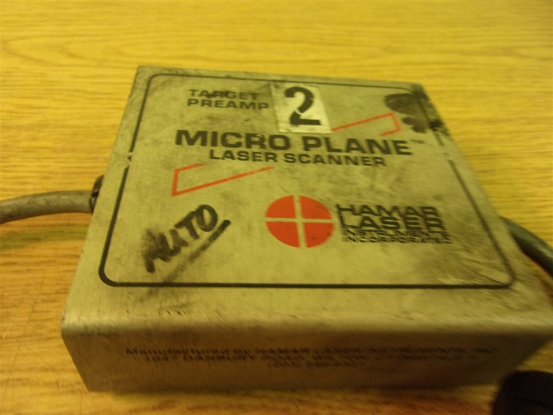 Hamar Laser T-251 Target Preamp Micro Plane Laser Scanner *FREE SHIPPING*