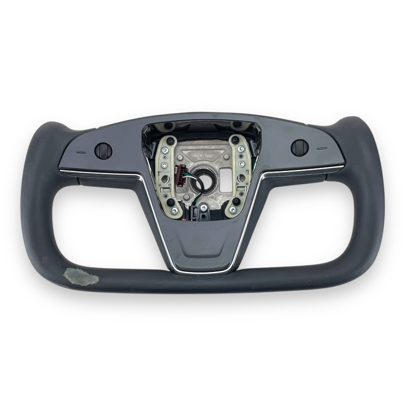Tesla Model X S Plaid 2021-2024 yoke style steering wheel OEM 1622612-00-G