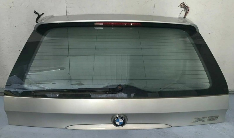 2000 - 2006 BMW X5 E53 TAILGATE REAR GLASS 354 Titanium Silver Metallic OEM