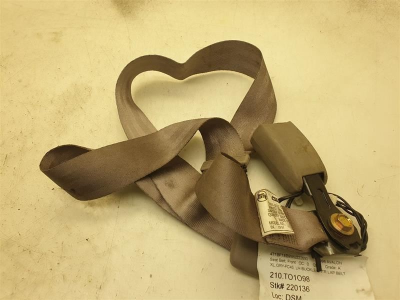 1998 TOYOTA AVALON XL DRIVER SIDE FRONT SEAT BELT ASSEMBLY