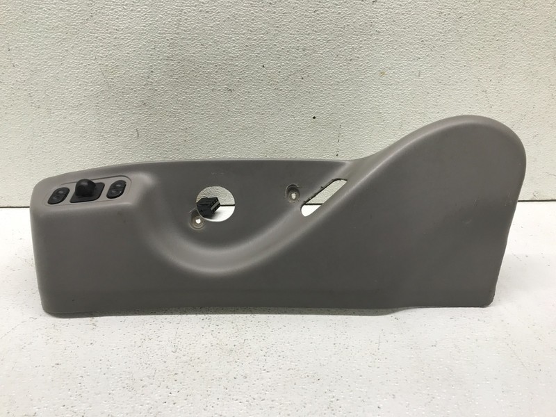 1998 Navigator LH Left Driver Power Seat Side Trim Switch Bezel W/ Switch Gray