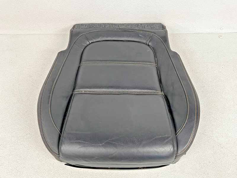⭐2017-2020 JAGUAR F-PACE FRONT LEFT LOWER SEAT CUSHION BLACK LEATHER OEM LOT2375