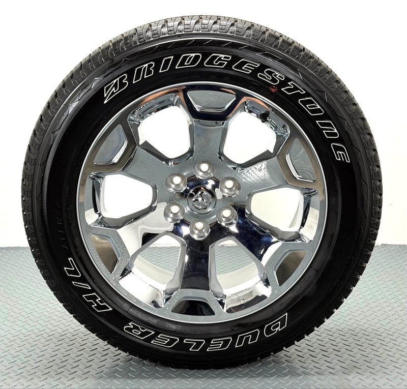 ✅ 19-26 RAM 1500 OEM FACTORY LARAMIE TIRE 275/55 20" CHROME WHEEL RIM R20 20x9