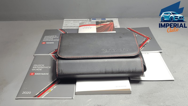 2020 Toyota RAV4 Hybrid Limited Owner's Manual Booklet Guide w/ Case OEM