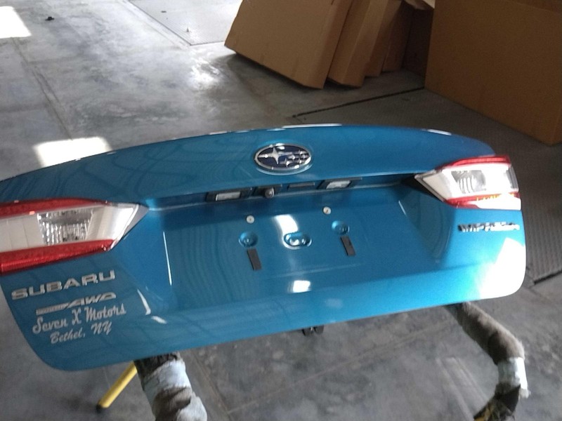 2018 Subaru Impreza Blue Used OEM Deck Lid 4DR SED BLU 105K Miles