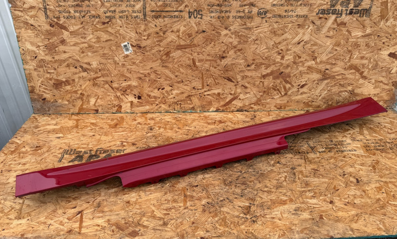 14–20 OEM BMW F32 435iX Right Passenger Side Lower Rocker Panel Molding Red A75