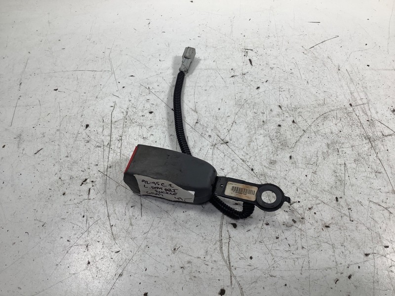 92-95 Honda Civic 2DR Left Seat Belt Buckle Gray OEM