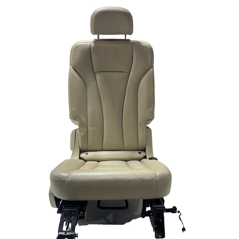 2017-2019 AUDI Q7 PREMIUM RIGHT PASSENGER REAR 2ND ROW FOLDING SEAT OEM BEIGE