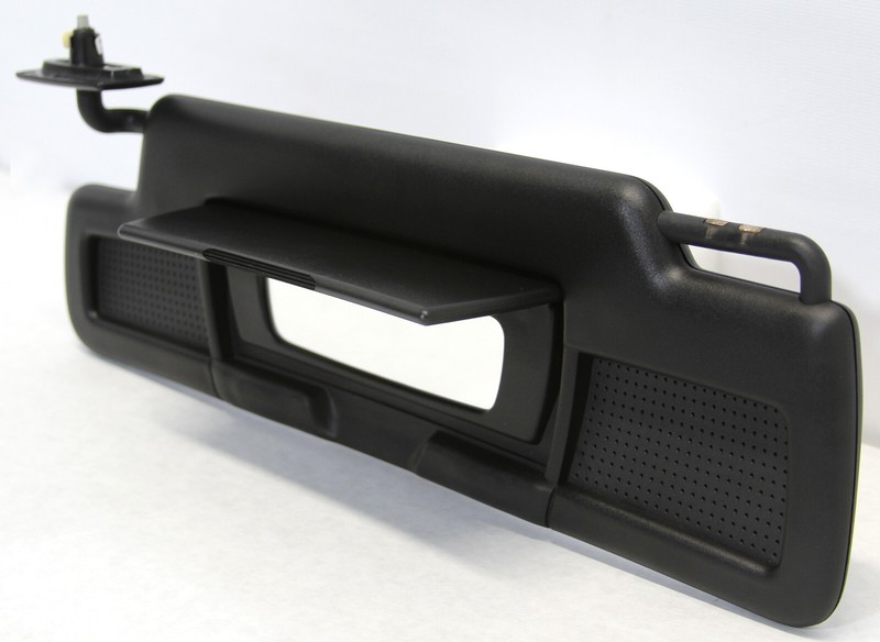 ✅ 2012-2020 MERCEDES-BENZ SLK250 OEM LEFT SUN-VISOR DRIVER SIDE w/MIRROR BLACK