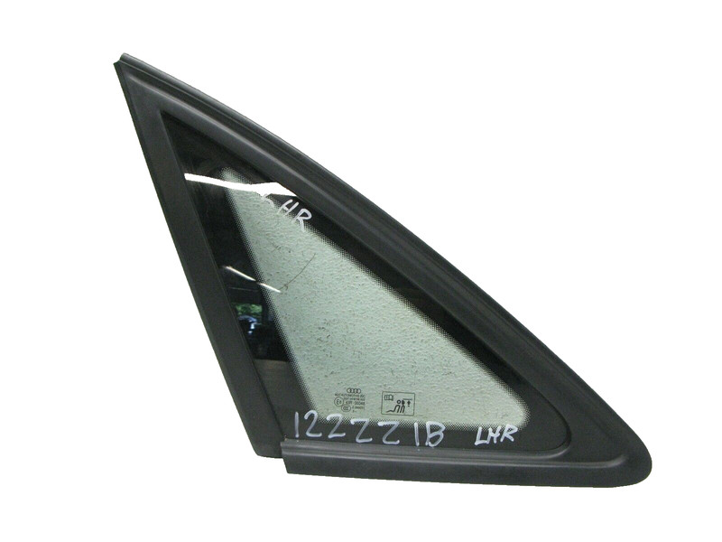 09-16 AUDI B8 A4 S4 RS4 SEDAN REAR LEFT DRIVER QUARTER WINDOW GLASS OEM 122221B