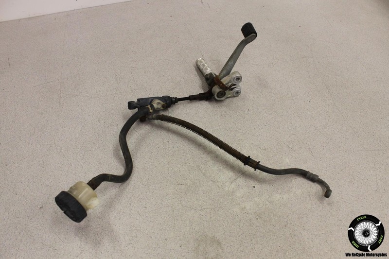 1991 Yamaha FZR600R REAR BRAKE MASTER CYLINDER RESERVOIR HOSE ASSEMBLY FZR 600
