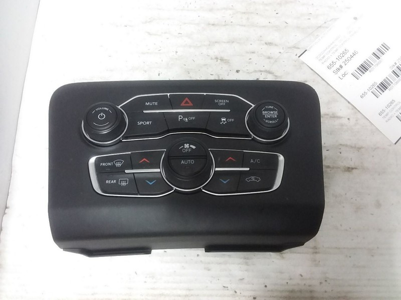 Radio And Temperature Control Panel With Sport Mode Fits 17-23 CHARGER 1706687