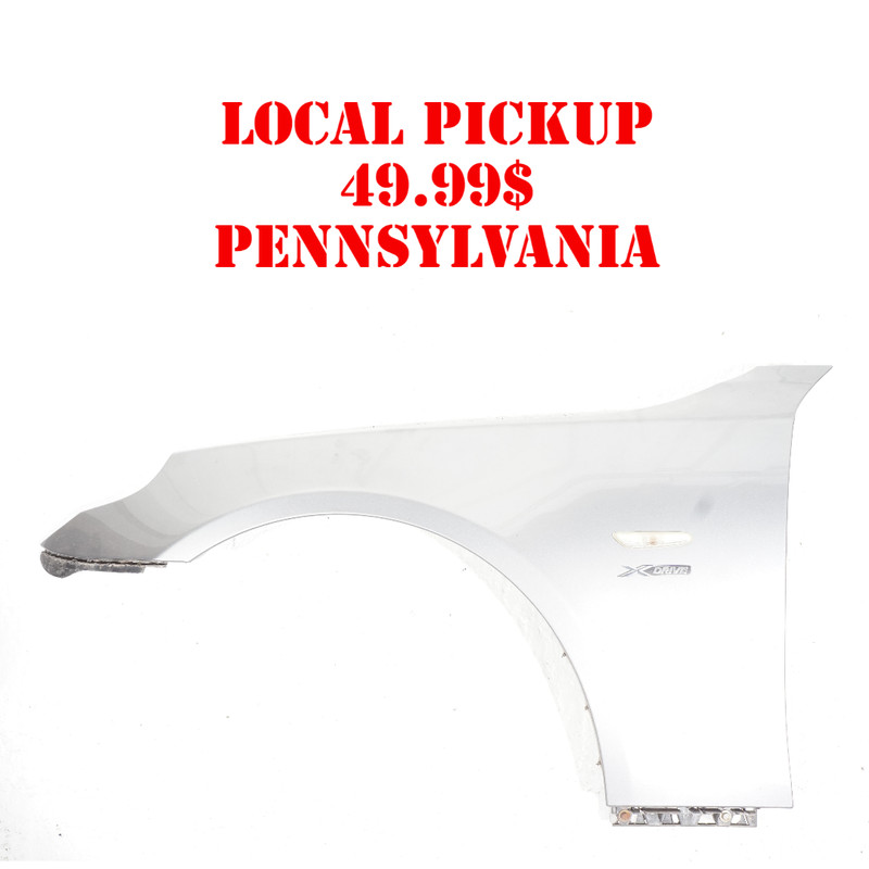 08 09 10 BMW 528Xi 528i E60 FRONT FENDER LEFT OEM