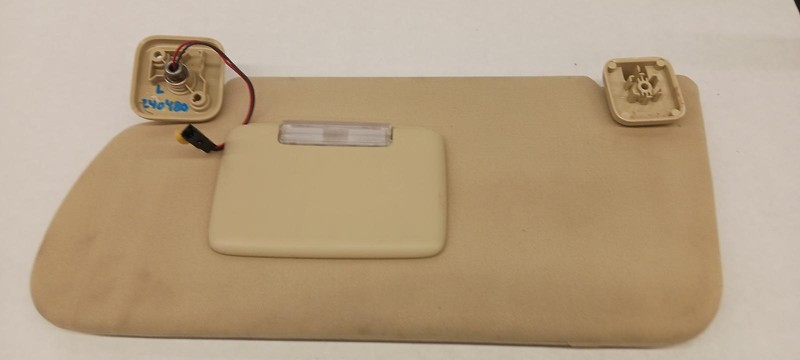 13-'19 FORD FLEX left driver Sun visor w/garage opener tan OEM