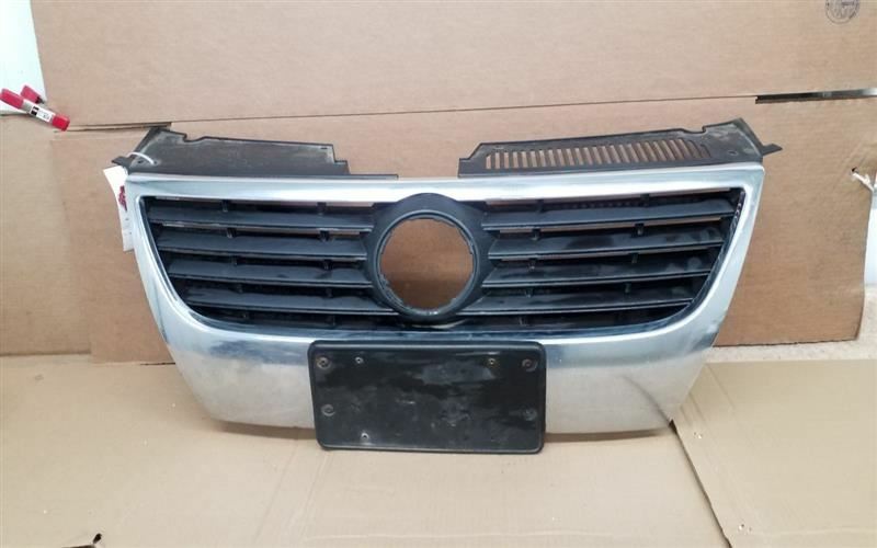 Grille Upper With Chrome Moulding Without Park Assist Fits 06-10 PASSAT 224627