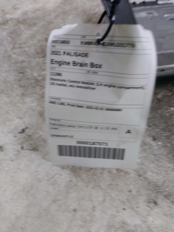 2021 Hyundai Palisade Engine Control Module ECM 3.8L 37K Miles OEM