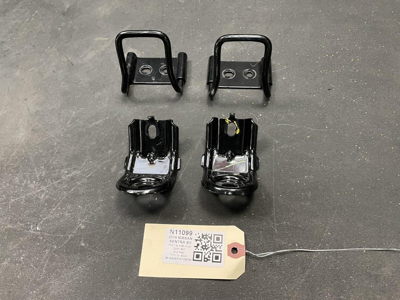 4PC Rear Right & Left Seat Bracket & Striker 2019 Nissan Sentra 2013 2014 - 2019