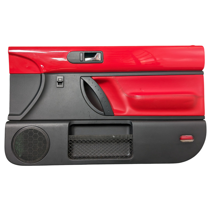 1998-2008 VW BEETLE HARDTOP RH Passenger Right Front Door Panel RED BLACK DMG*