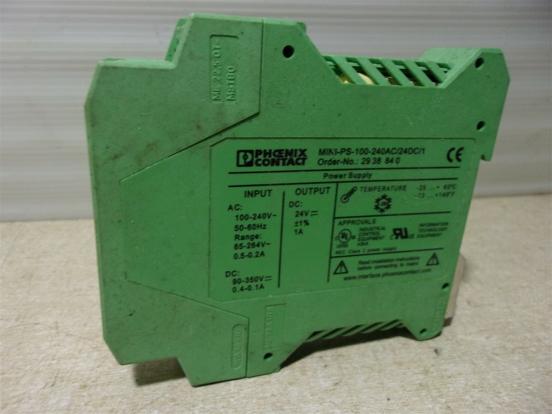 Phoenix Contact Mini-PS-100-240A/24DC/1 Power Supply *FREE SHIPPING*