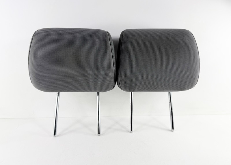 2009-2014 Ford F-150 Super Crew Extended Cab Rear Headrest Set Steel Gray Cloth