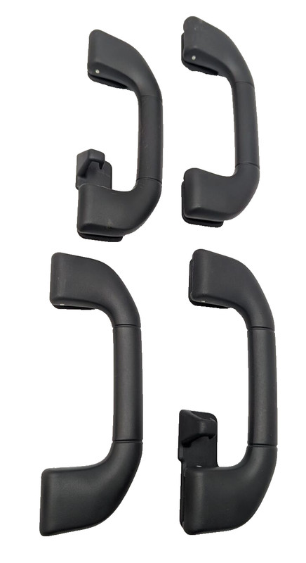 08-18 Mercedes W212 E400 C300 Roof Overhead Interior Safety Handle Set Black OEM