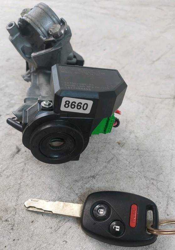 2007-2011 Honda CR-V Ignition Switch Assy w/Immobilizer & 1 Key 39730-SWA-A0 OEM