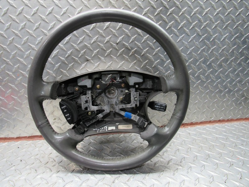 2002 TOYOTA CAMRY STEERING DRIVE WHEEL GRAY LEATHER COVER WITH CRUISE CONTROL
