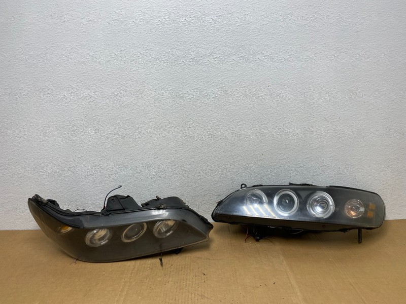 1998=2002 Honda Accord Black Left+Right Set Side LED Black Headlights ac8449 DG