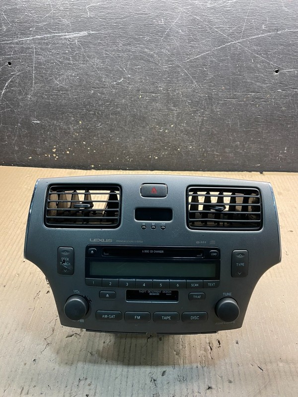 2002-2006 Lexus ES330 Es300 Radio Receiver Tape CD Air Vent Bezel OEM X0866 DG