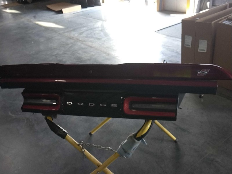 2019 Dodge Challenger Deck Lid Trunk Lid Red OEM Used 48K Miles NJ25-20007